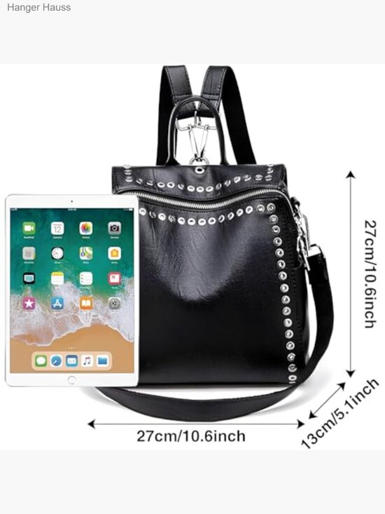 Convertible Backpack Purse - Fashion Tote Backpack, Shoulder Bag, Travel main image 6